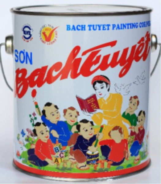 Sơn phủ Epoxy màu đỏ Bạch Tuyết