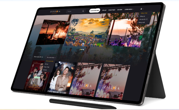 Website đặt vé show ca nhạc - Công Ty TNHH Phần Mềm Aura