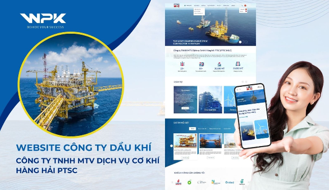 Website công ty dầu khí - Công Ty TNHH Phần Mềm Aura
