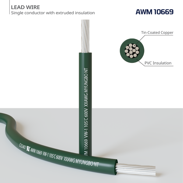 Dây dẫn điện đơn UL10669 - Dây Cáp Điện Myungbo Vina - Công Ty TNHH Myungbo Vina