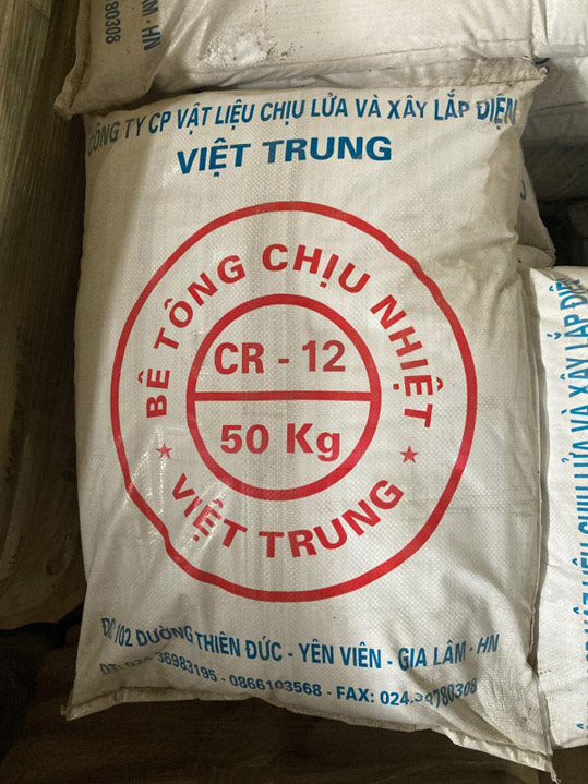 Bê tông chịu nhiệt CR12
