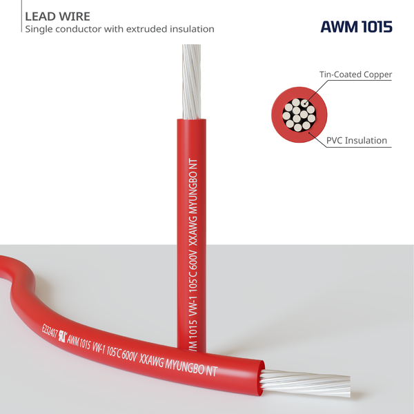 Dây dẫn điện đơn UL1015 - Dây Cáp Điện Myungbo Vina - Công Ty TNHH Myungbo Vina