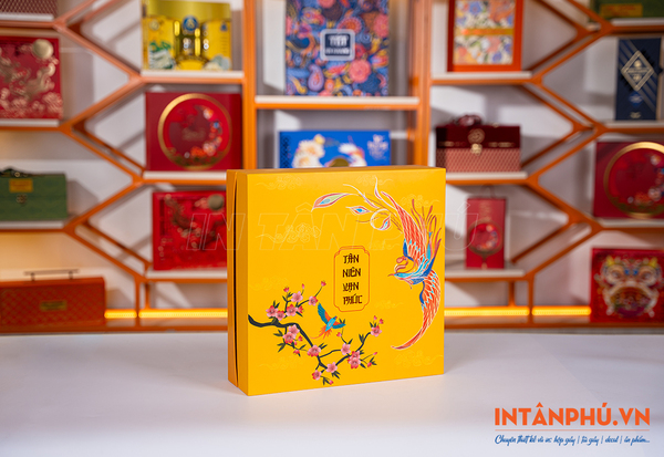 Hộp cứng quà tết - In Bao Bì Giấy Tân Phú - Công Ty TNHH Sản Xuất In ấn Và Bao Bì Tân Phú