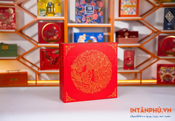 Hộp cứng quà tết - In Bao Bì Giấy Tân Phú - Công Ty TNHH Sản Xuất In ấn Và Bao Bì Tân Phú
