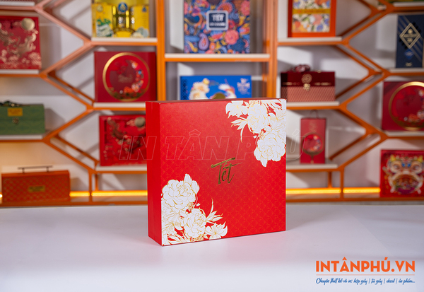 Hộp cứng quà tết - In Bao Bì Giấy Tân Phú - Công Ty TNHH Sản Xuất In ấn Và Bao Bì Tân Phú