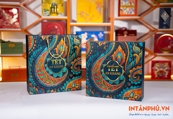 Hộp cứng quà tết - In Bao Bì Giấy Tân Phú - Công Ty TNHH Sản Xuất In ấn Và Bao Bì Tân Phú