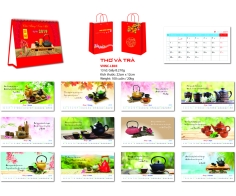In lịch để bàn - In Bao Bì Giấy Tân Phú - Công Ty TNHH Sản Xuất In ấn Và Bao Bì Tân Phú