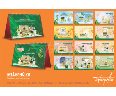 In lịch để bàn - In Bao Bì Giấy Tân Phú - Công Ty TNHH Sản Xuất In ấn Và Bao Bì Tân Phú