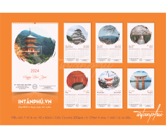 In lịch treo tường - In Bao Bì Giấy Tân Phú - Công Ty TNHH Sản Xuất In ấn Và Bao Bì Tân Phú