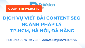 Dịch vụ SEO tổng thể - Công Ty TNHH Davision Labs