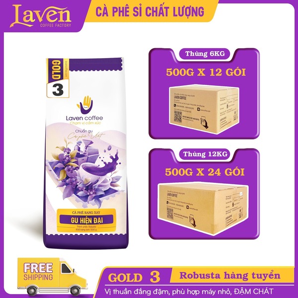 Cà phê gu hiện đại Gold 3 - Laven Coffee - Công Ty TNHH Laven Group