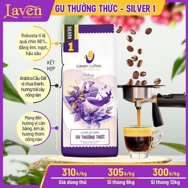 Cà phê gu thưởng thức Silver 1