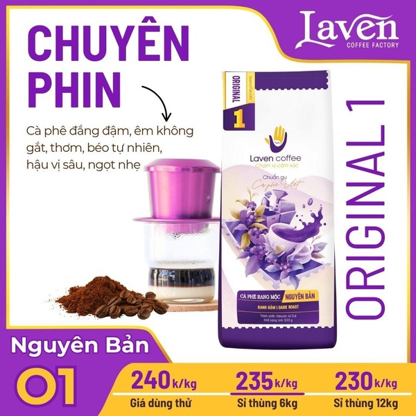 Gu nguyên bản pha phin chất lượng hậu sâu