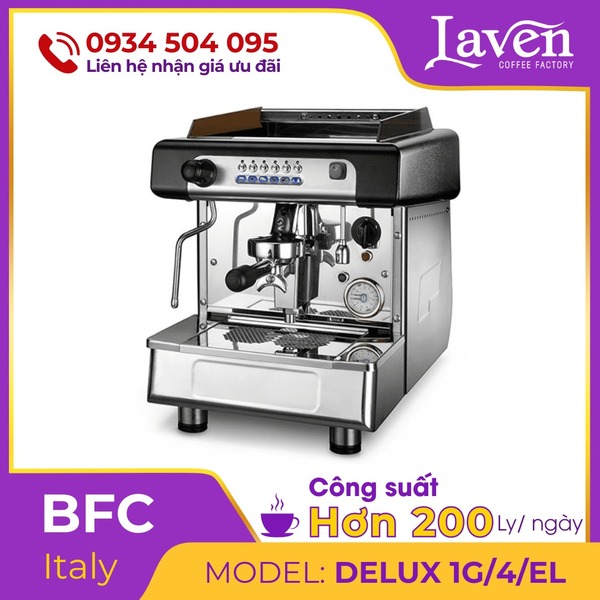 Máy pha cà phê BFC Delux 1G/4/EL - Laven Coffee - Công Ty TNHH Laven Group