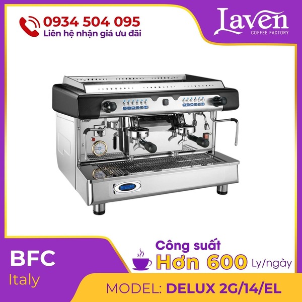 Máy pha cà phê BFC Delux 2G/14/EL - Laven Coffee - Công Ty TNHH Laven Group