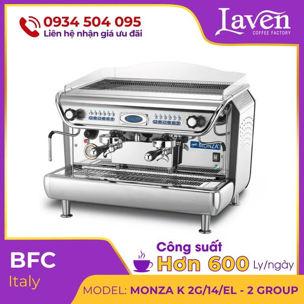 Máy pha cà phê BFC Monza K 2G/14/EL - Laven Coffee - Công Ty TNHH Laven Group