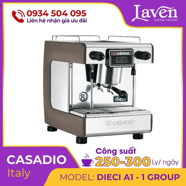 Máy pha cà phê Casadio Dieci A1 - Laven Coffee - Công Ty TNHH Laven Group