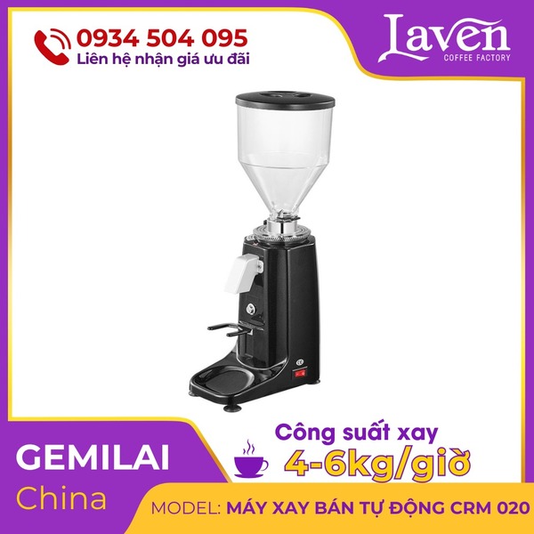 Máy xay cà phê Gemilai CRM 020 - Laven Coffee - Công Ty TNHH Laven Group