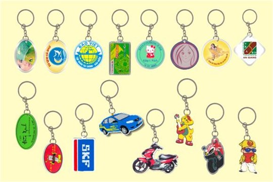 Móc khóa đổ keo