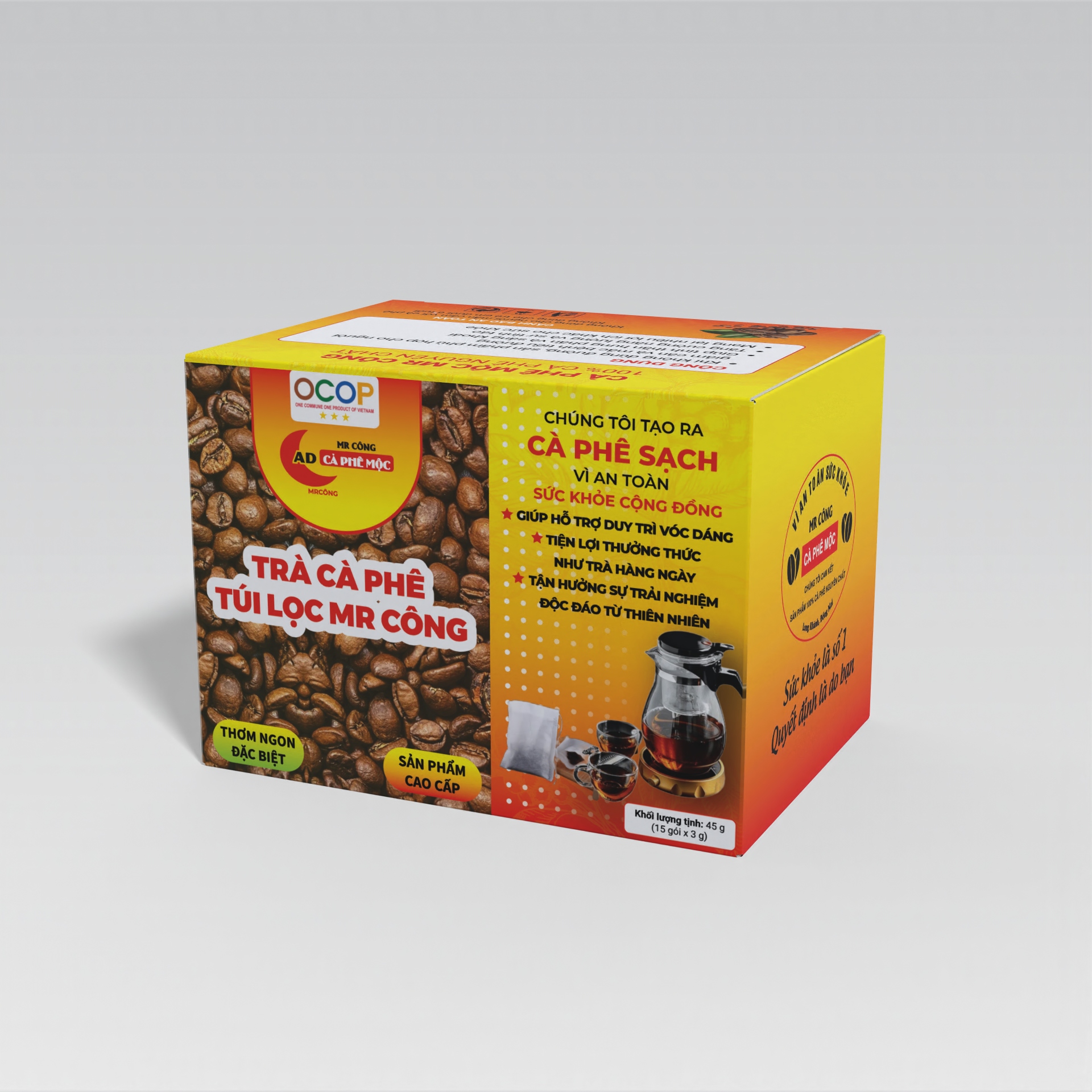 Cà phê túi lọc Mr Công - Cà Phê Mộc Mr Công - Công Ty TNHH TM DV XK Cà Phê Mộc Mr Công