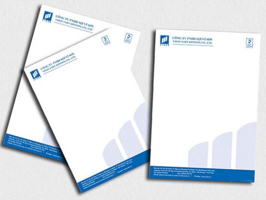 In giấy tiêu đề