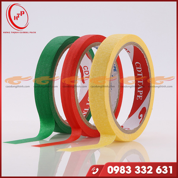 Băng keo giấy màu - Băng Keo Hưng Thịnh Global Pack - Công Ty TNHH Hưng Thịnh Global Pack