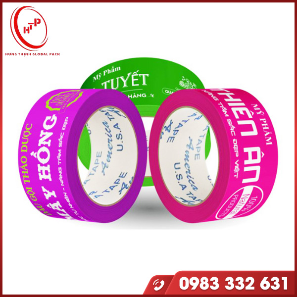 Băng keo in thương hiệu mỹ phẩm - Băng Keo Hưng Thịnh Global Pack - Công Ty TNHH Hưng Thịnh Global Pack