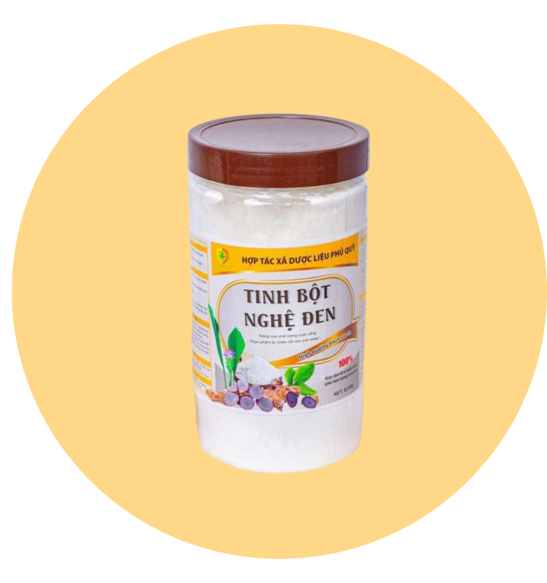 Tinh bột nghệ đen