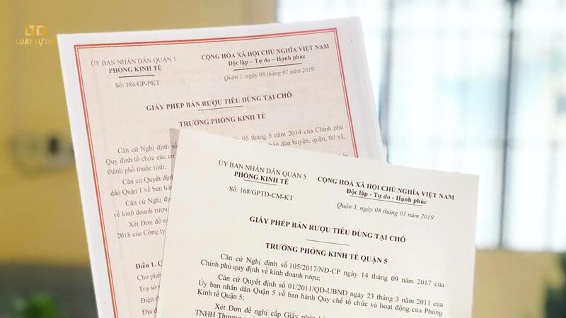 Dịch vụ luật sư tư vấn giấy phép buôn bán rượu