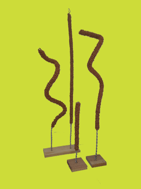 Cọc nhôm quấn xơ dừa