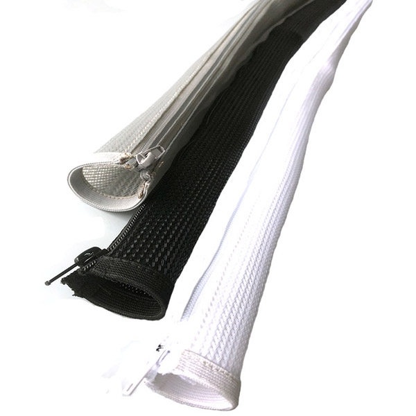 Ống bọc lưới bện co giãn có khóa kéo LN-BZW