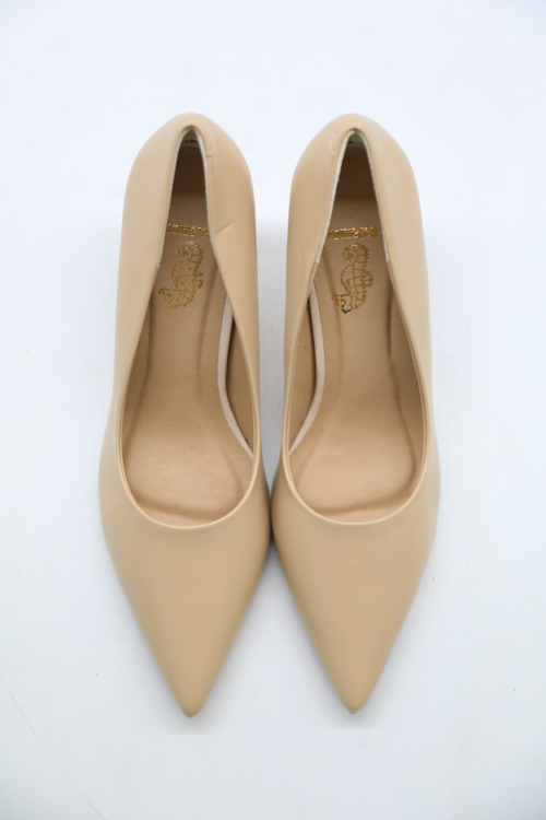 Giày nữ công sở da thật đế gót 7P - DT106