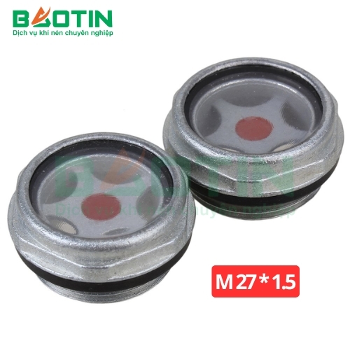 Mắt thăm dầu nhôm M27-1.5 - Phụ Tùng Máy Nén Khí Bảo Tín - Công Ty TNHH Thiết Bị Công Nghiệp Bảo Tín