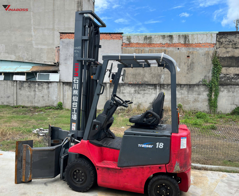 Xe nâng điện kẹp tròn đứng Nichiyu FB18PN