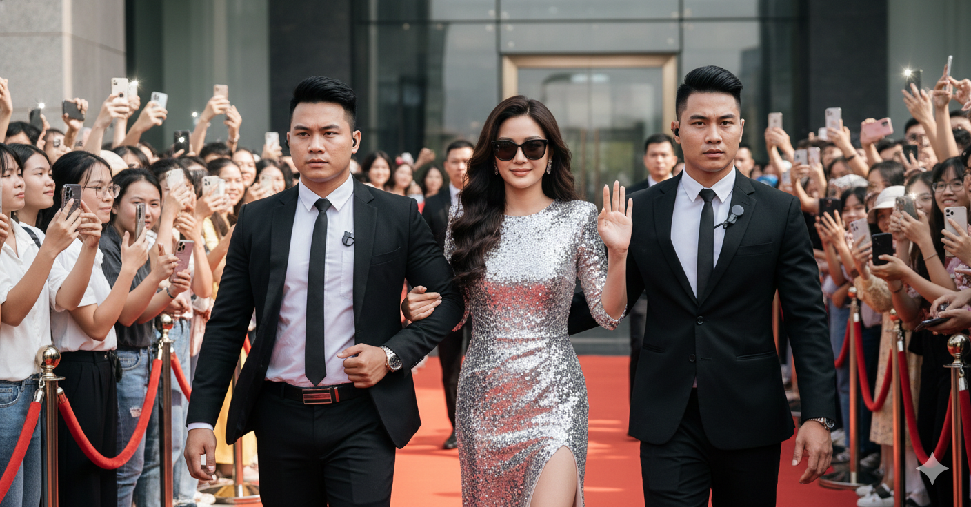 Bảo vệ ca sĩ, người mẫu, diễn viên