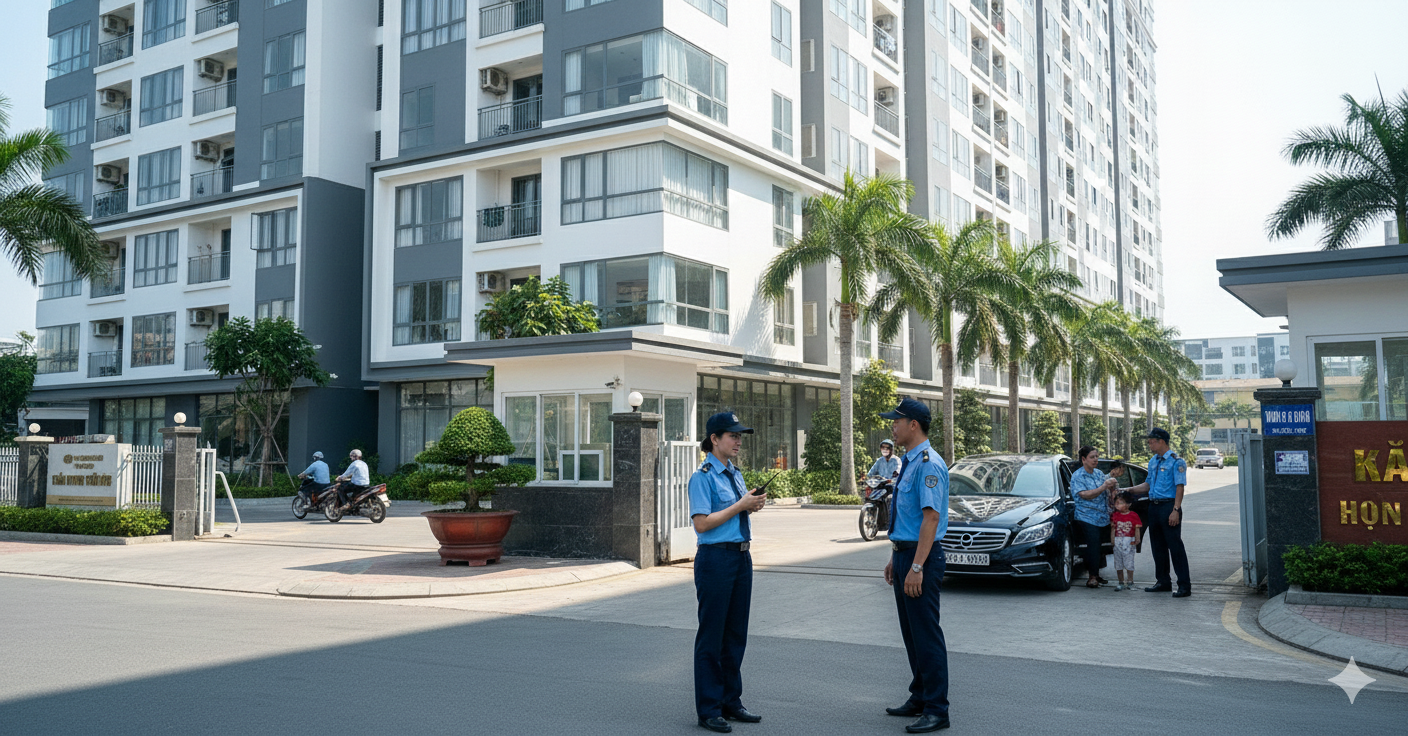 Bảo vệ tòa nhà, chung cư