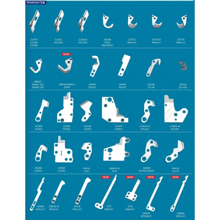 Dao dùng cho máy may Pegasus