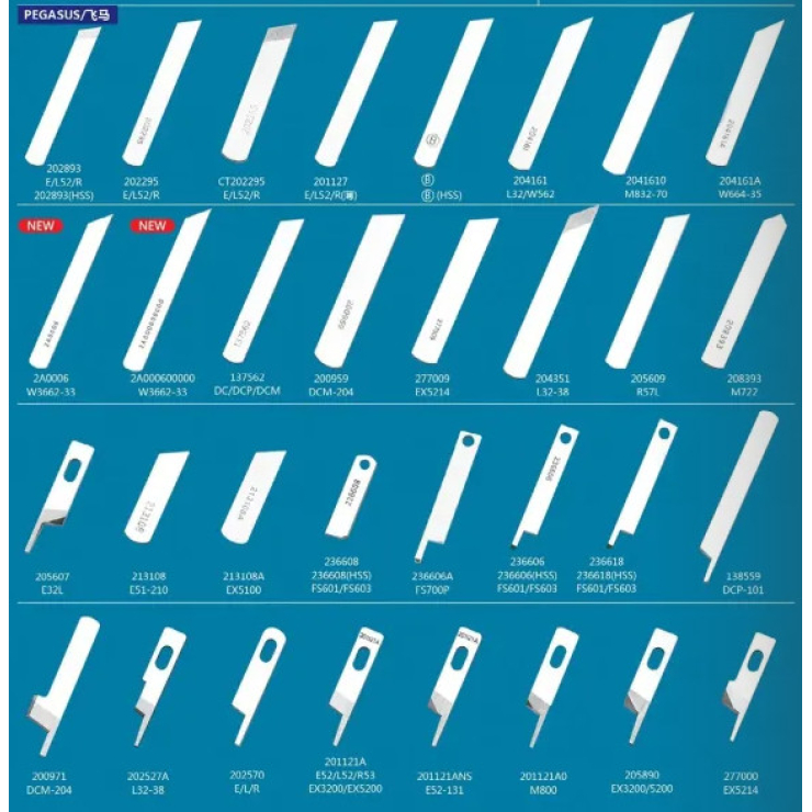 Dao dùng cho máy may Pegasus