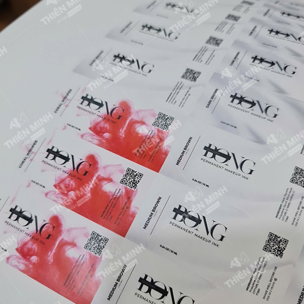 In decal giấy - In ấn Thiên Minh - Công Ty TNHH In ấn Thiên Minh