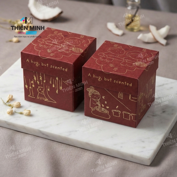 In hộp cứng đựng quà tặng - In ấn Thiên Minh - Công Ty TNHH In ấn Thiên Minh