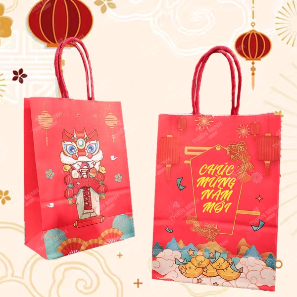 In túi quà tết - In ấn Thiên Minh - Công Ty TNHH In ấn Thiên Minh