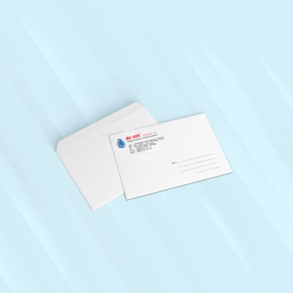 Mẫu thiết kế bao thư - phong bì 01 - In ấn Thiên Minh - Công Ty TNHH In ấn Thiên Minh