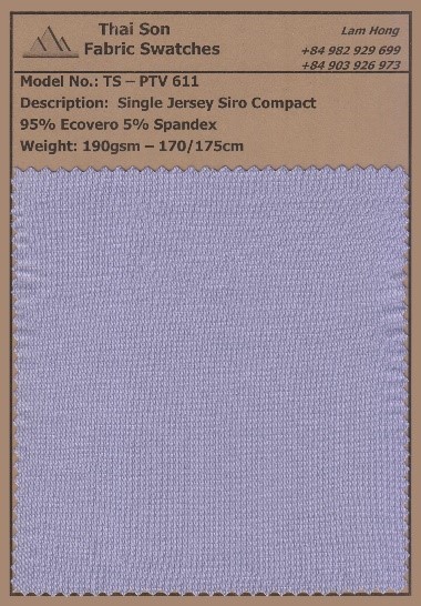 Vải ecovero - Vải Dệt Kim Thái Sơn S.P - Công Ty TNHH Thái Sơn S.P