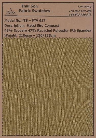 Vải ecovero - Vải Dệt Kim Thái Sơn S.P - Công Ty TNHH Thái Sơn S.P