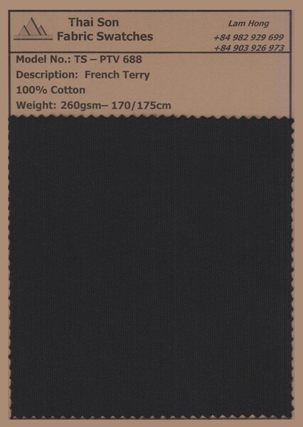 Vải french terry - Vải Dệt Kim Thái Sơn S.P - Công Ty TNHH Thái Sơn S.P
