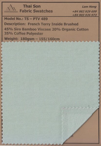 Vải french terry - Vải Dệt Kim Thái Sơn S.P - Công Ty TNHH Thái Sơn S.P
