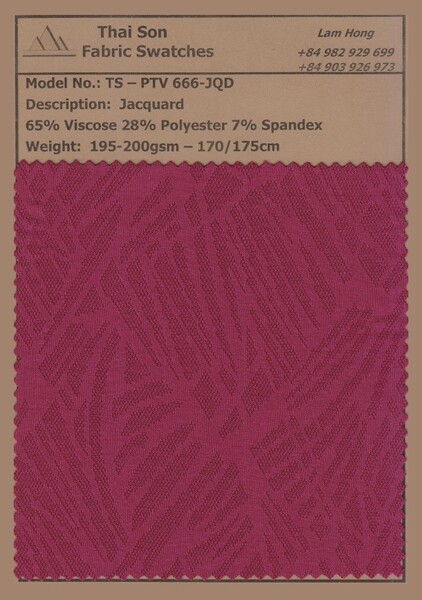 Vải jacquard - Vải Dệt Kim Thái Sơn S.P - Công Ty TNHH Thái Sơn S.P