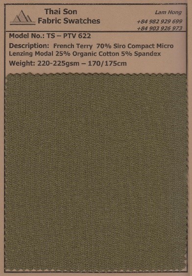Vải modal - Vải Dệt Kim Thái Sơn S.P - Công Ty TNHH Thái Sơn S.P