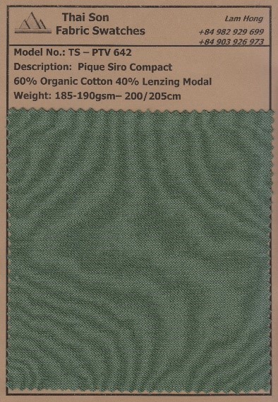 Vải modal - Vải Dệt Kim Thái Sơn S.P - Công Ty TNHH Thái Sơn S.P