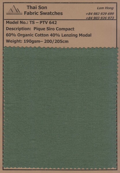 Vải piqué - Vải Dệt Kim Thái Sơn S.P - Công Ty TNHH Thái Sơn S.P